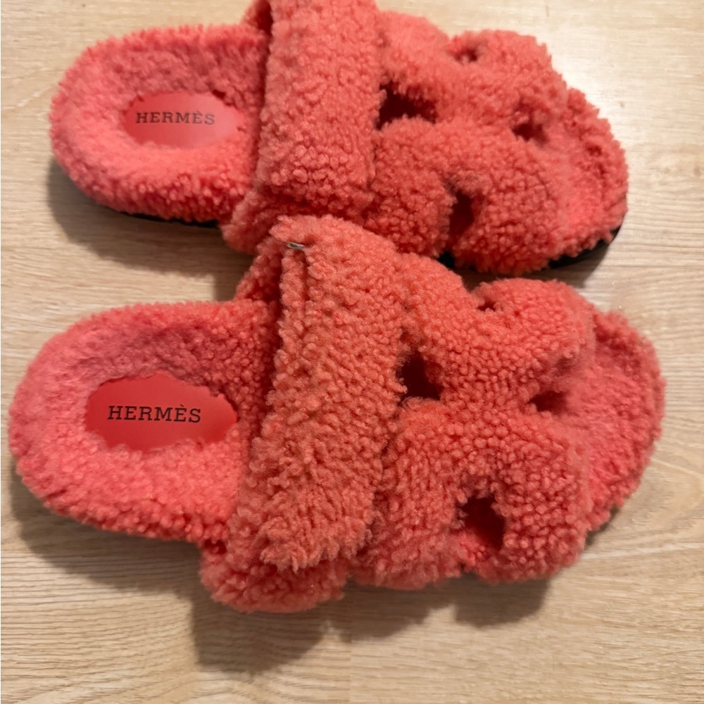Hermes furry sandals - Picture 4 of 4